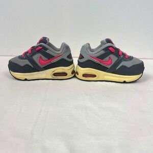 GUC Nike Air Max Navigate Grey Pink Running Shoes Toddler Girls Size 5C
